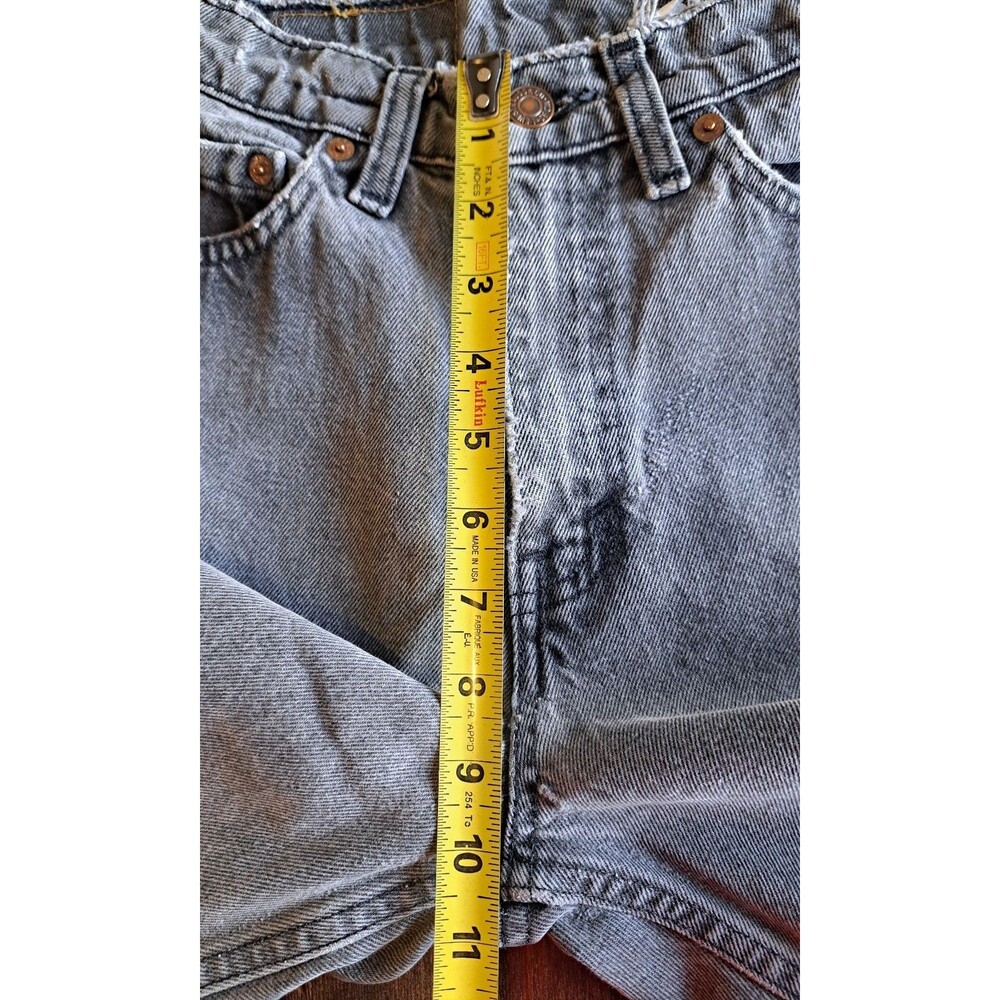 Vintage Levi's 512 Slim Fit Tapered Jeans Short - Picture 10 of 12